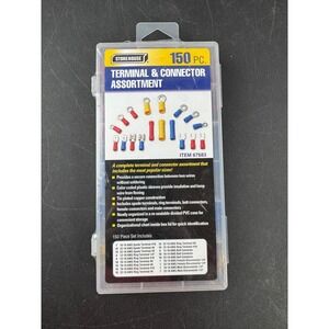 Storehouse 150 Pc Terminal & Connector Assortment Kit Item 67683 New